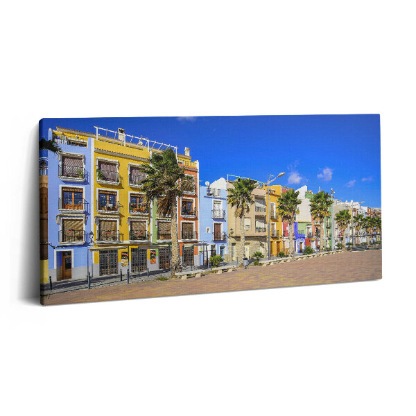 Vászonkép 140x70 Város a Costa Blancán