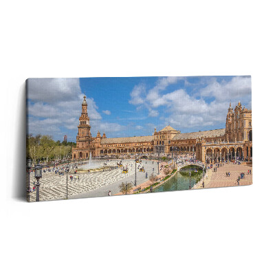 Vászonkép 140x70 Plaza de España Sevillában