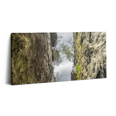 Vászonkép 140x70 Sziklaváros a Cseh Köztársaságban