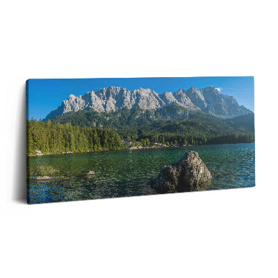 Vászonkép 140x70 Zugspitze csúcs Németországban