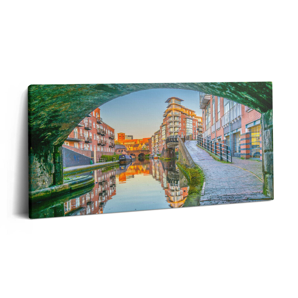 Vászonkép 140x70 Naplemente Birminghamben Angliában