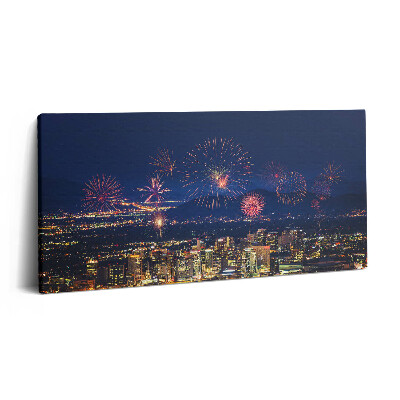 Vászonkép 140x70 Phoenix városa éjszaka