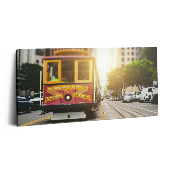 Vászonkép 140x70 San Francisco-i villamos