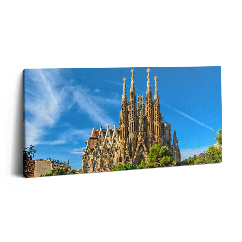 Vászonkép 140x70 Sagrada Familia katedrális