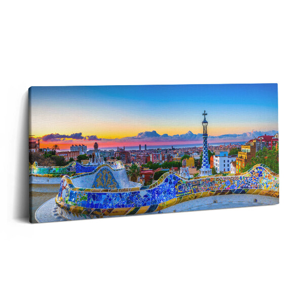 Vászonkép 140x70 Panoráma egy spanyol városról