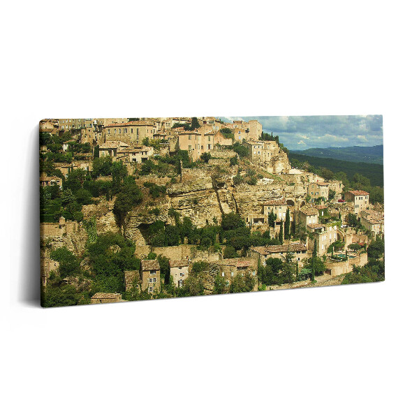 Vászonkép 140x70 Kastély Provence-ban Franciaországban