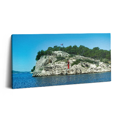 Vászonkép 140x70 Split Horvátország Festői útvonal