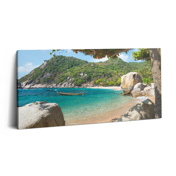 Vászonkép 140x70 Tengerre néző Koh Tao Thaiföld