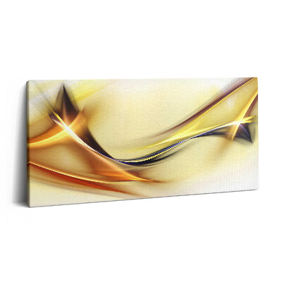 Vászonkép 140x70 Energiahullámok absztrakciója