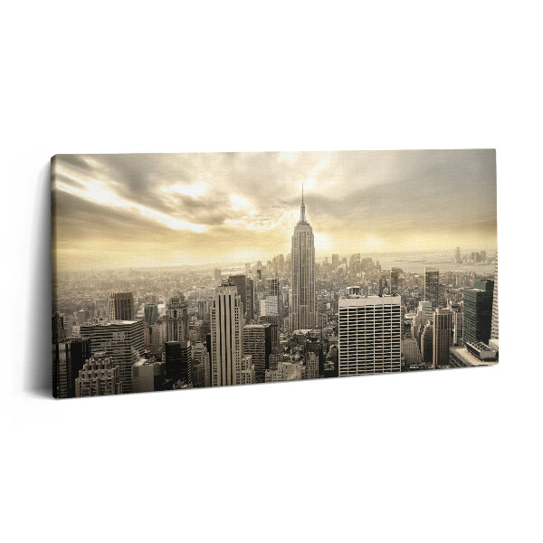Vászonkép 140x70 Az Empire State Building panorámája