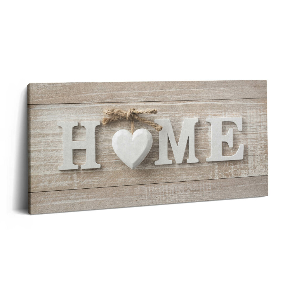 Vászonkép 140x70 Ház felirat