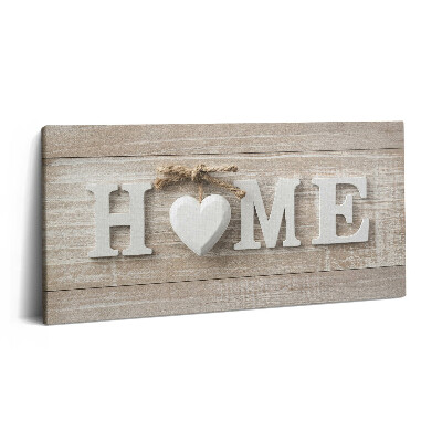 Vászonkép 140x70 Ház felirat