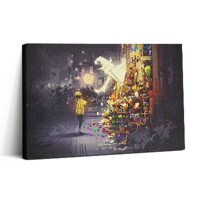 Vászonkép nyomtatás 30x20 Illusztráció egy varázslatos tündérmeséről