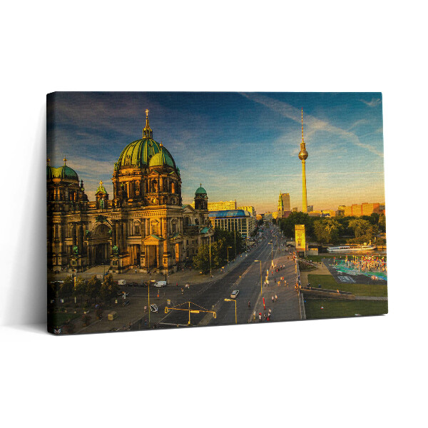 Vászonkép nyomtatás 30x20 Berlin városának látképe