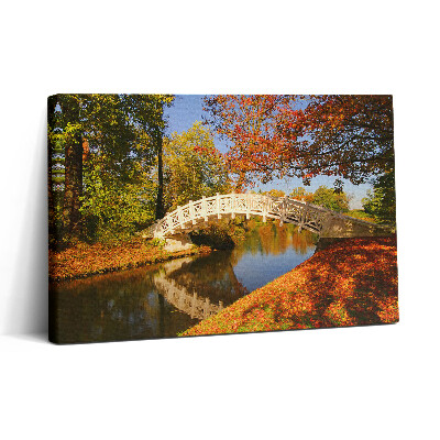 Vászonkép nyomtatás 30x20 Woerlitzer Park aranyló ősszel