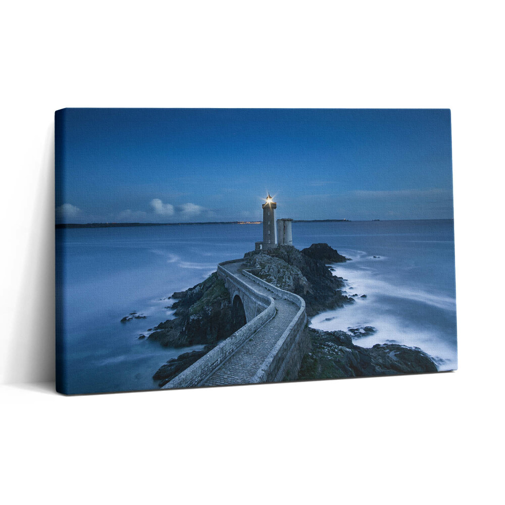 Vászonkép nyomtatás 30x20 A világítótoronyhoz vezető út
