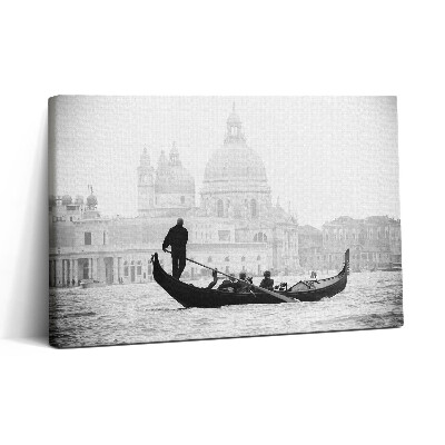 Vászonkép nyomtatás 30x20 Gondola a városra néző kilátással