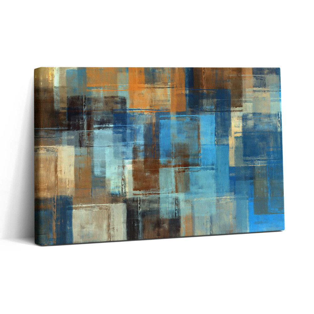 Vászonkép nyomtatás 30x20 Színes festmény absztrakt háttérrel