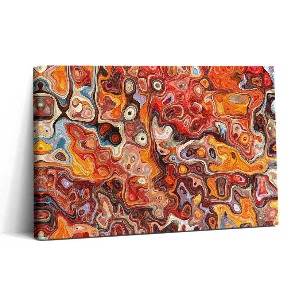 Vászonkép nyomtatás 30x20 Absztrakt káosz - nagyszerű improvizáció