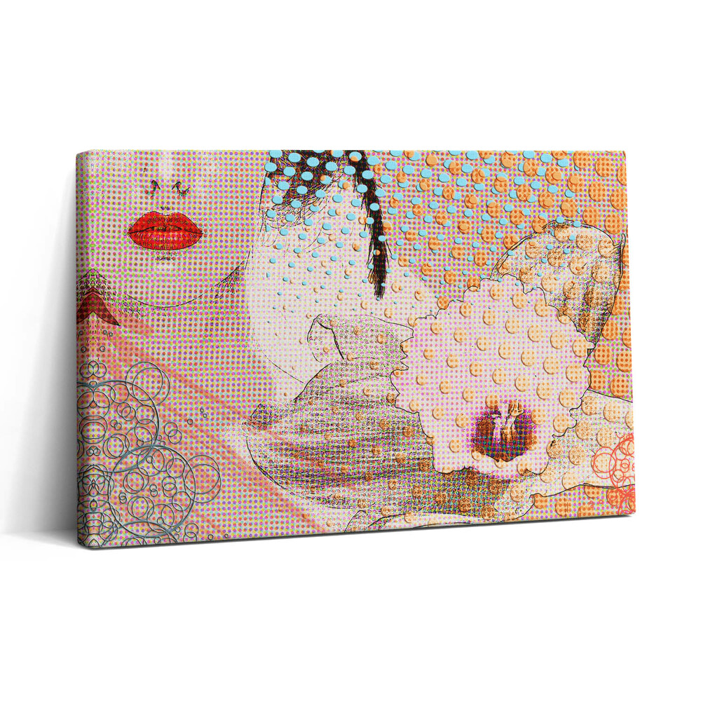 Vászonkép nyomtatás 30x20 Pop art rajzfilm illusztráció