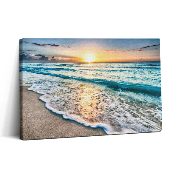 Vászonkép nyomtatás 30x20 Tengerparti homokos strand