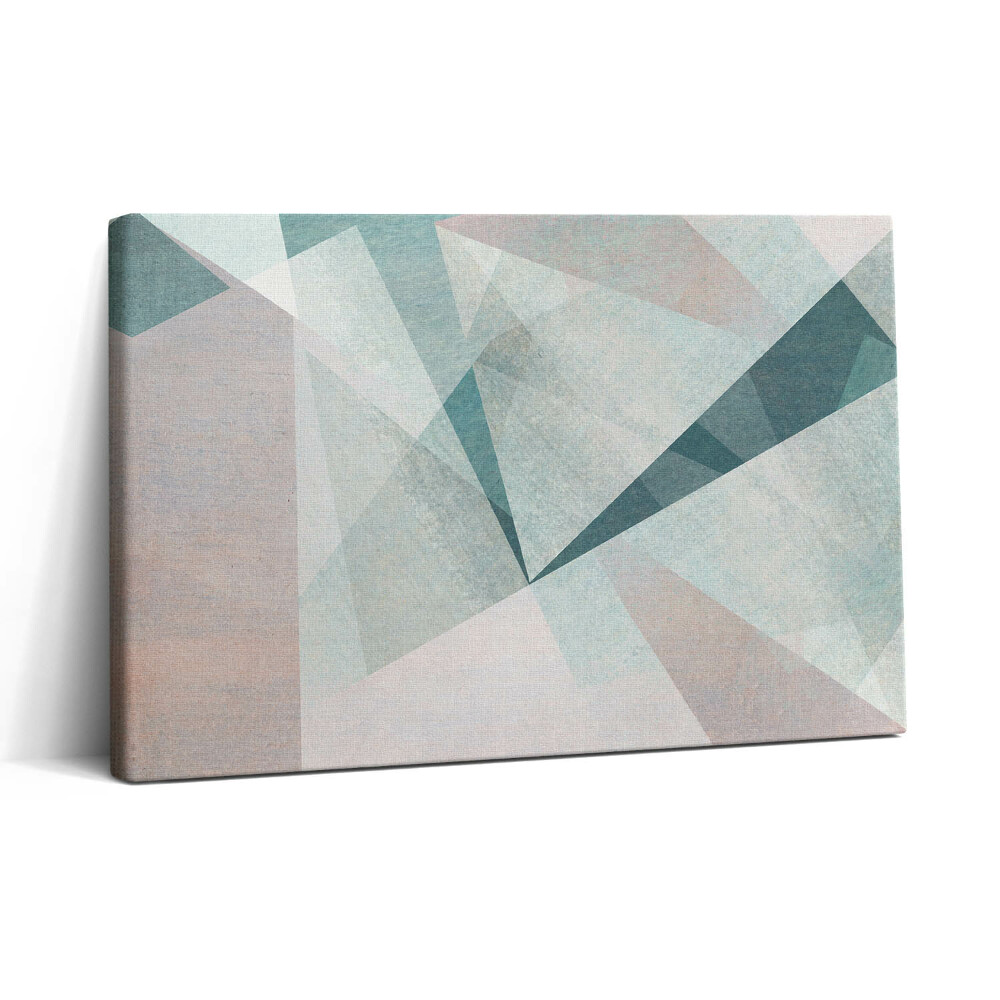 Vászonkép nyomtatás 30x20 Háromszögek absztrakt textúrája