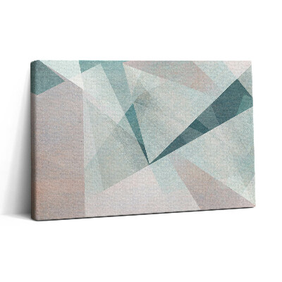 Vászonkép nyomtatás 30x20 Háromszögek absztrakt textúrája