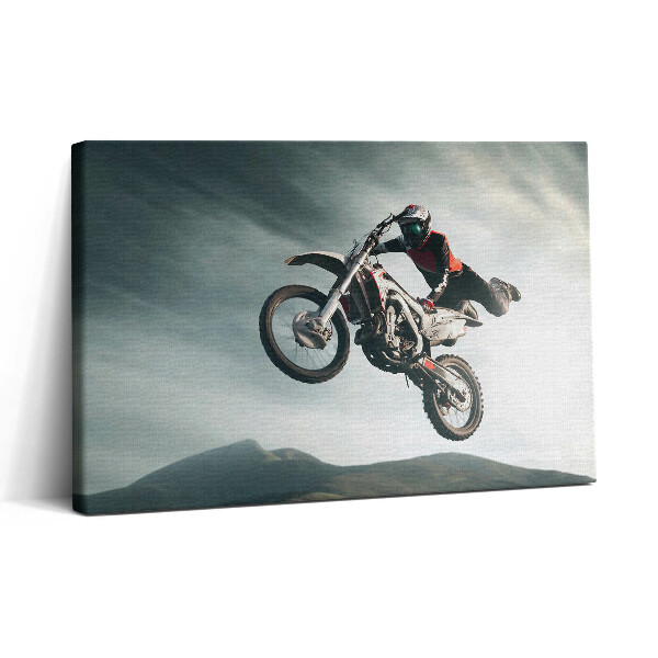 Vászonkép nyomtatás 30x20 Motoros stílus és adrenalin