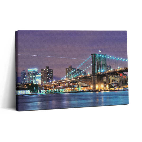 Vászonkép nyomtatás 30x20 Brooklyn híd