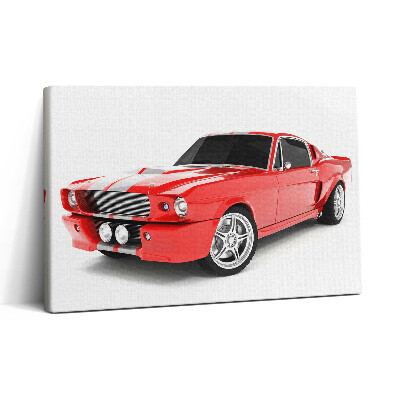 Vászonkép nyomtatás 30x20 Piros sportautó