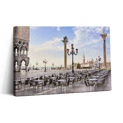 Vászonkép nyomtatás 30x20 Hagyományos piac Velencében