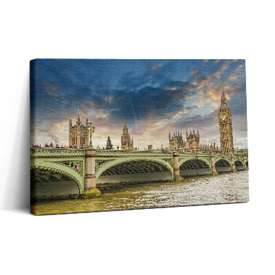 Vászonkép nyomtatás 30x20 Londoni építészeti tájkép