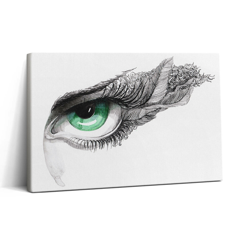 Vászonkép nyomtatás 30x20 Absztrakció egy emberi szemről