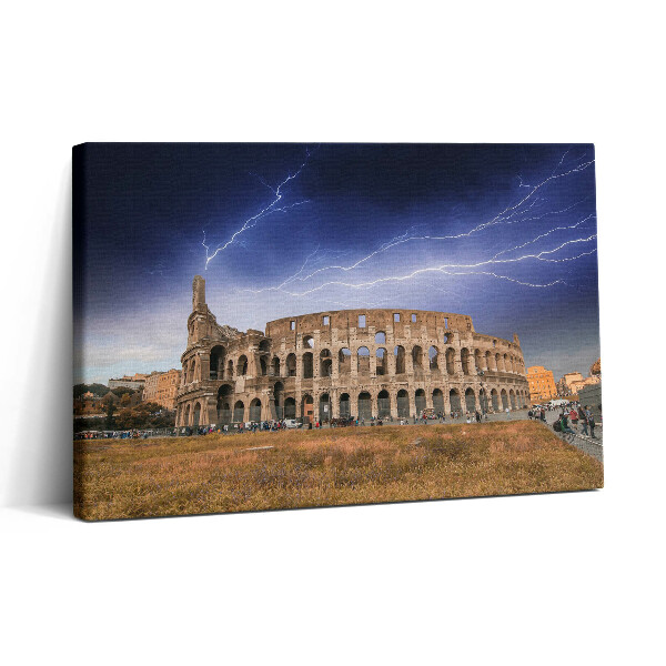 Vászonkép nyomtatás 30x20 Vihar a Colosseumban