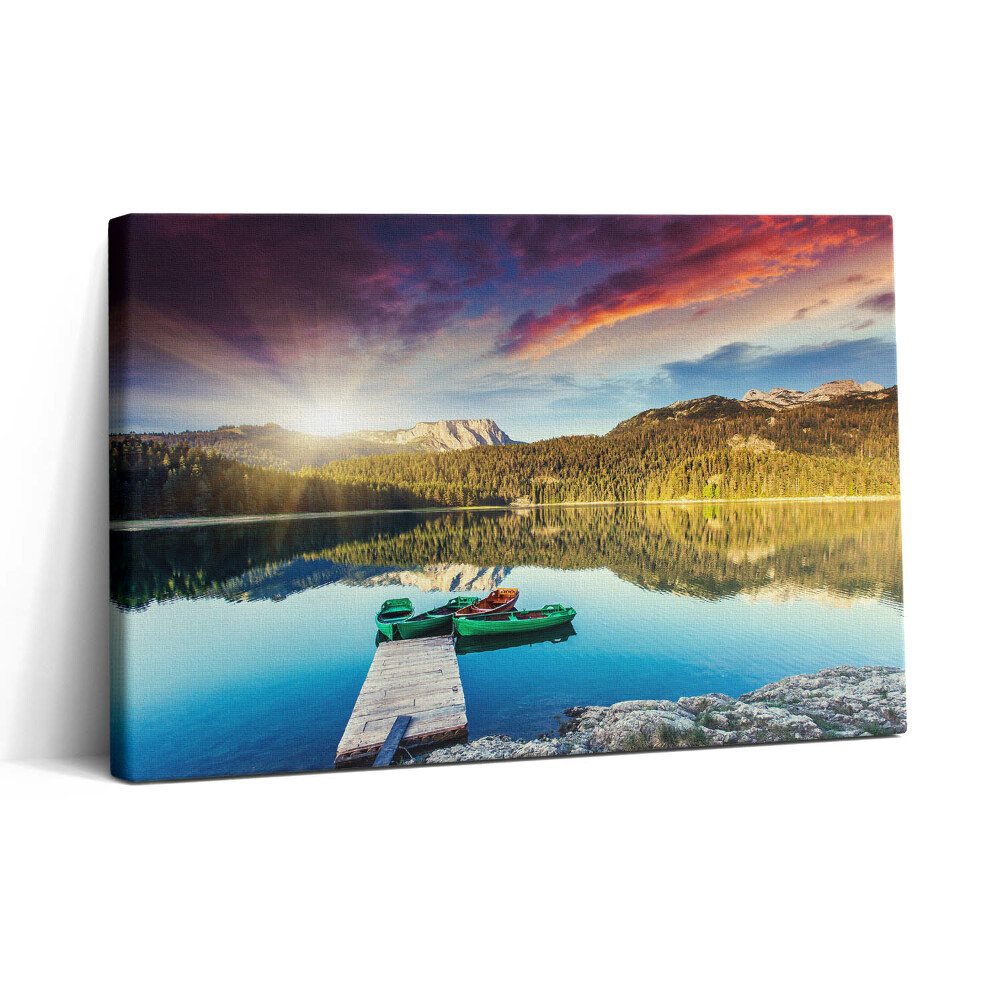 Vászonkép nyomtatás 30x20 Folyami tájkép