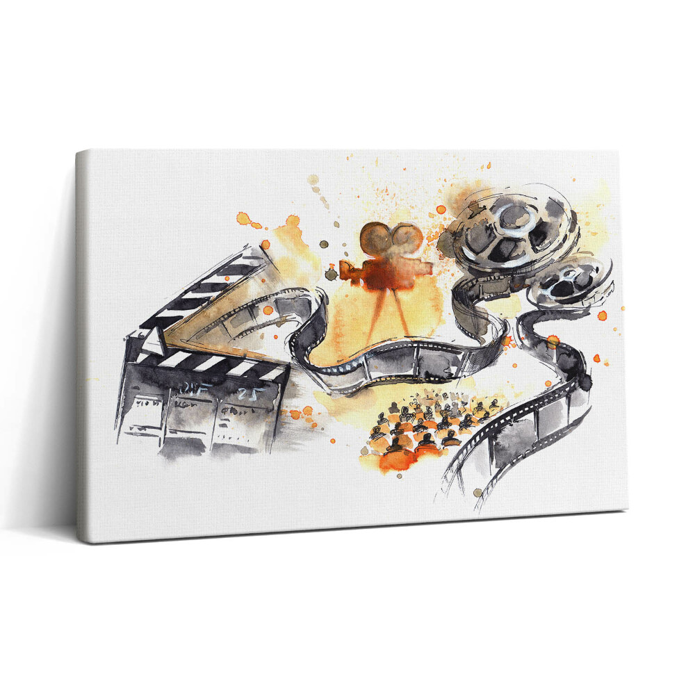 Vászonkép nyomtatás 30x20 Fényképek - fényképezőgép és film