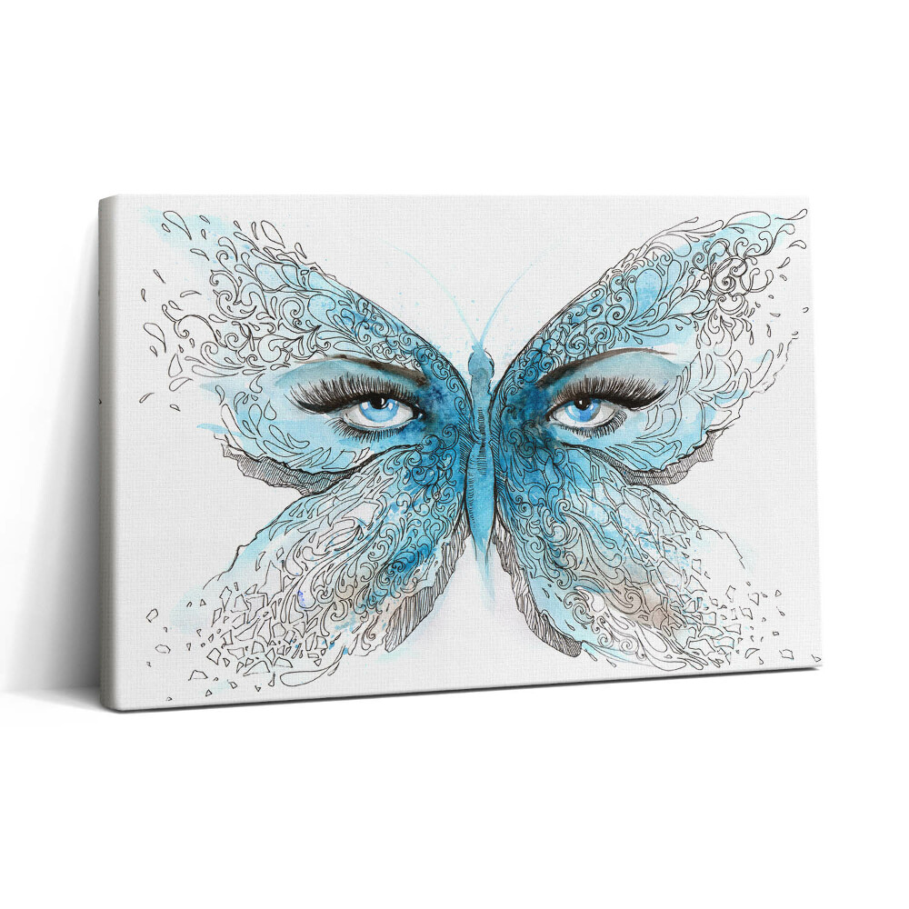 Vászonkép nyomtatás 30x20 Egy pillangó arca