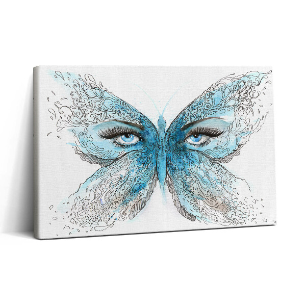 Vászonkép nyomtatás 30x20 Egy pillangó arca