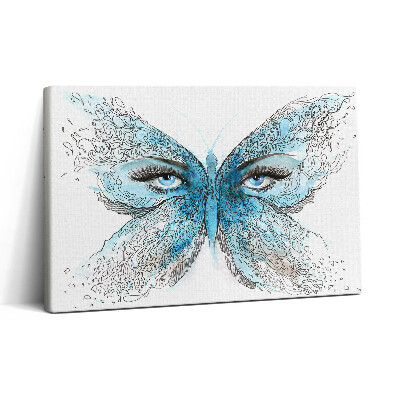 Vászonkép nyomtatás 30x20 Egy pillangó arca