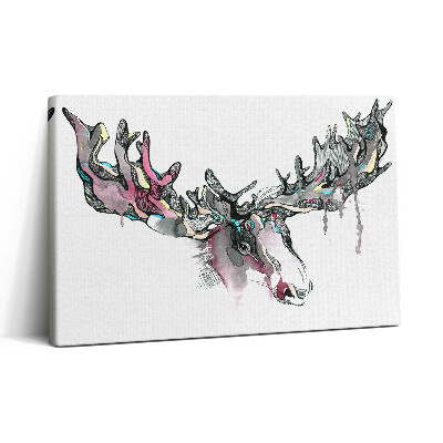 Vászonkép nyomtatás 30x20 Elk absztrakció