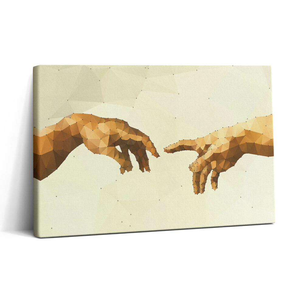 Vászonkép nyomtatás 30x20 Ádám teremtése