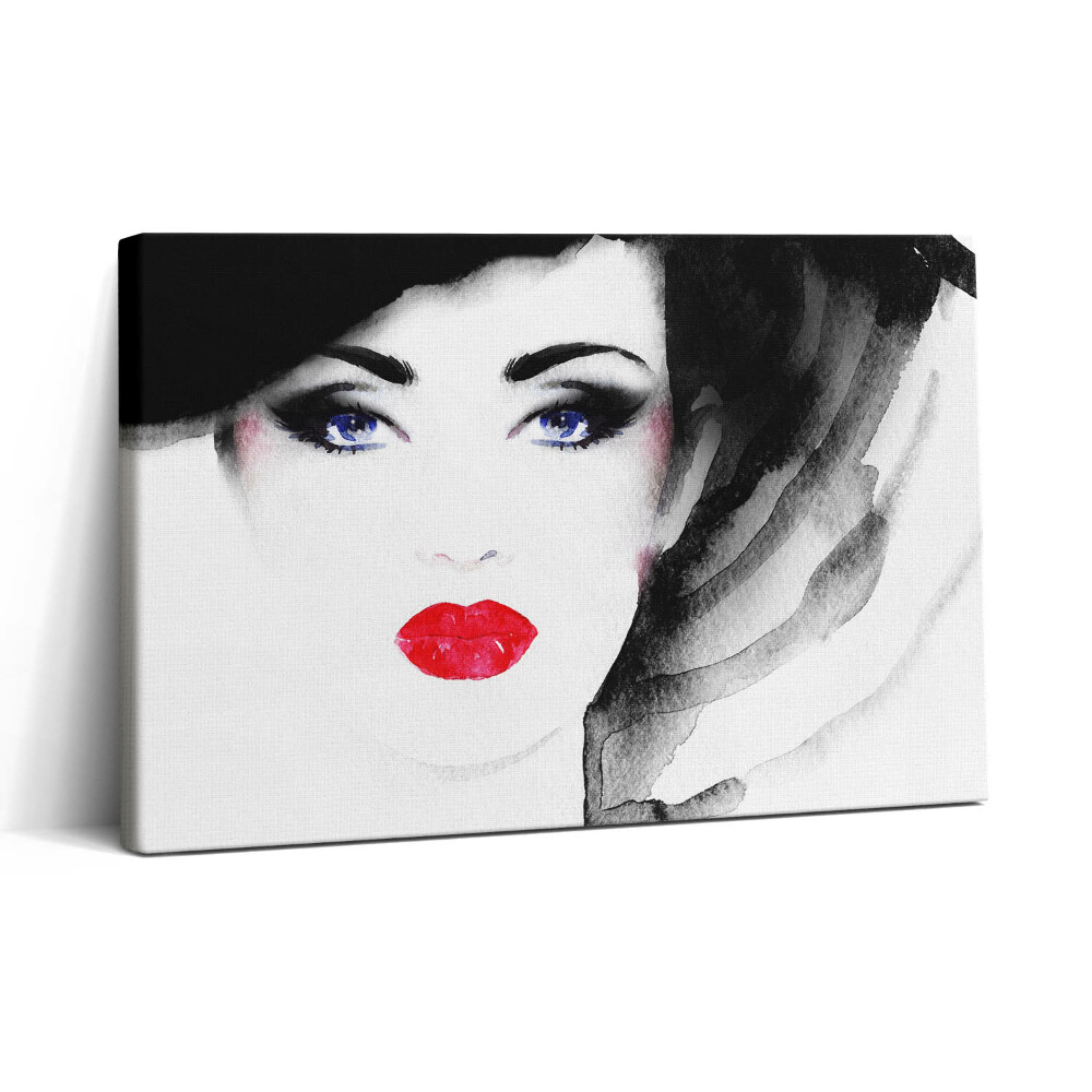 Vászonkép nyomtatás 30x20 Egy nő portréja