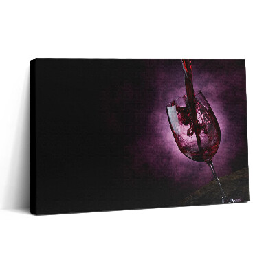 Vászonkép nyomtatás 30x20 Egy pohár bor