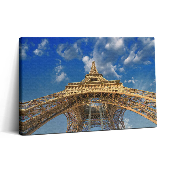 Vászonkép nyomtatás 30x20 Az Eiffel-torony Franciaországban