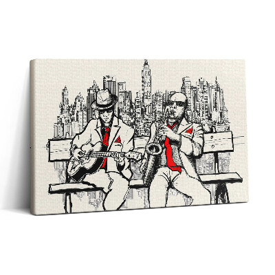 Vászonkép nyomtatás 30x20 Jazz New Yorkban