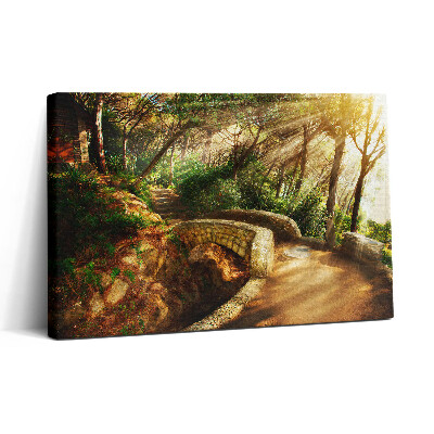 Vászonkép nyomtatás 30x20 Ősi kőhíd