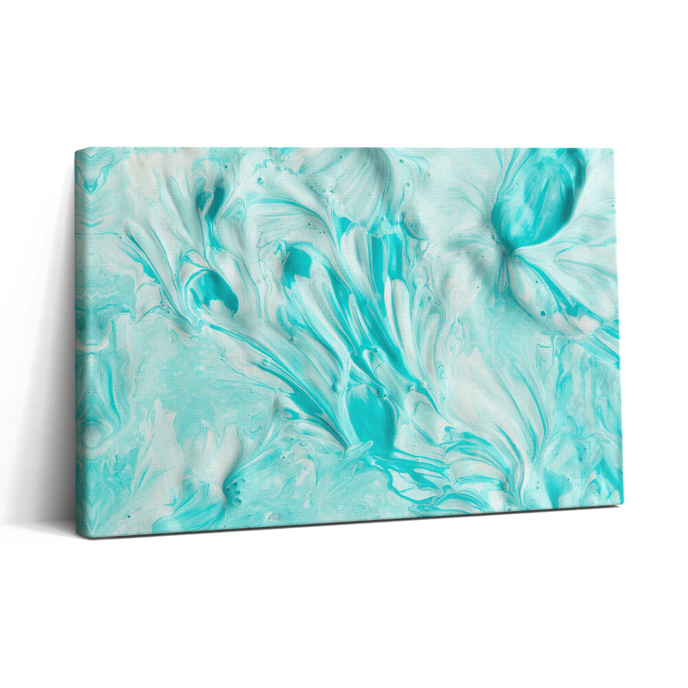 Vászonkép nyomtatás 30x20 Absztrakt kék tapéta