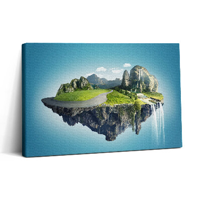 Vászonkép nyomtatás 30x20 Repülő sziget