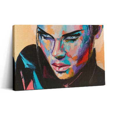 Vászonkép nyomtatás 30x20 Egy nő portréja