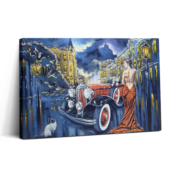 Vászonkép nyomtatás 30x20 Régi retro autó